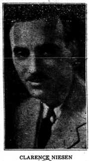Clarence Niesen - August 20, 1931